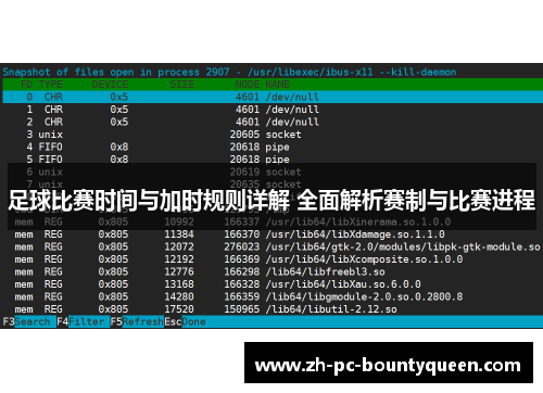 足球比赛时间与加时规则详解 全面解析赛制与比赛进程 足球比赛时间与加时规则详解 全面解析赛制与比赛进程
